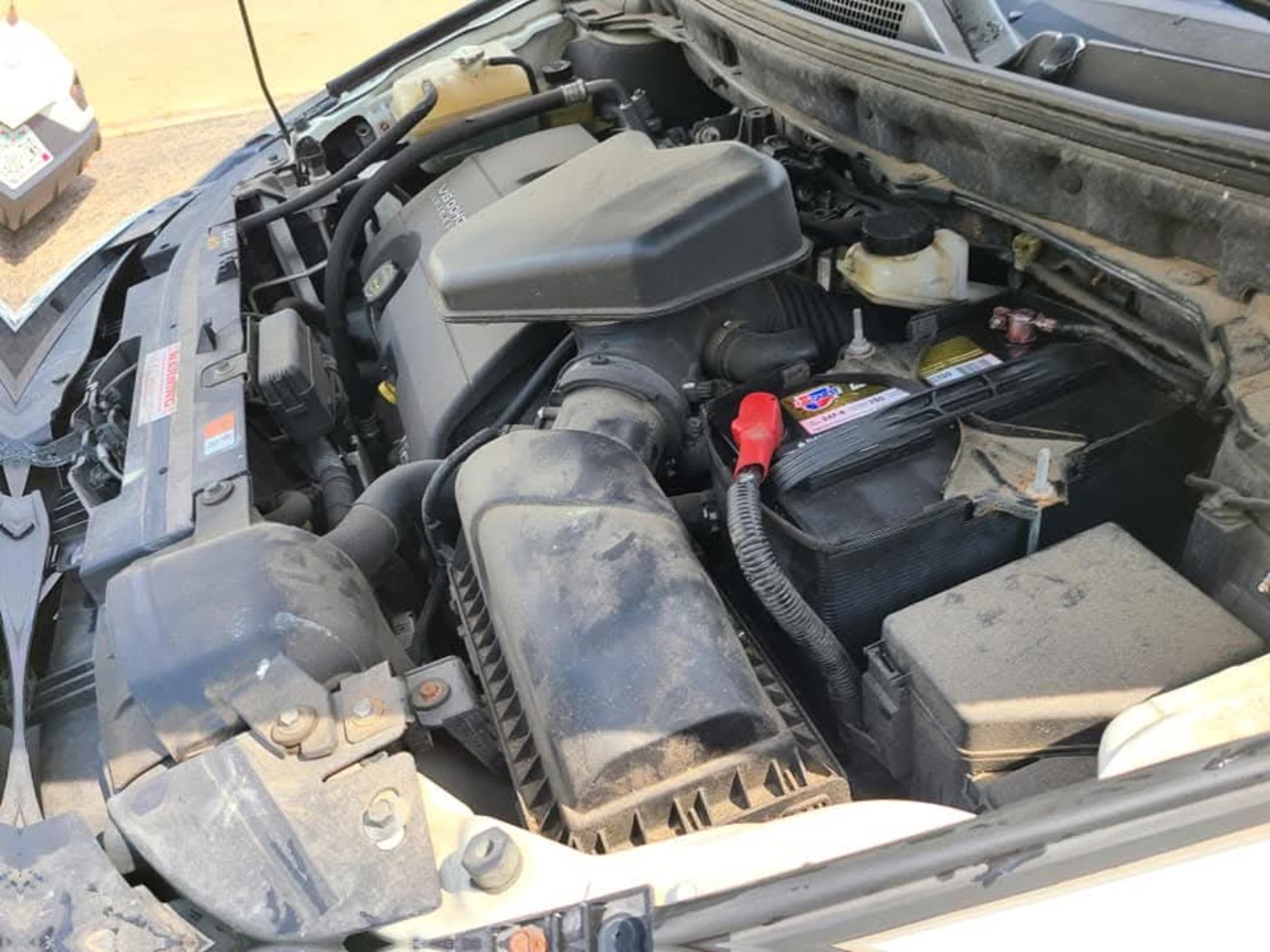 Engine bay before detailing